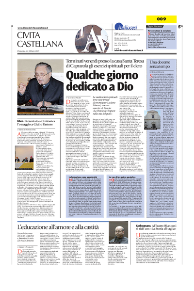 Avvenire - pagina diocesana del 24/02/2019